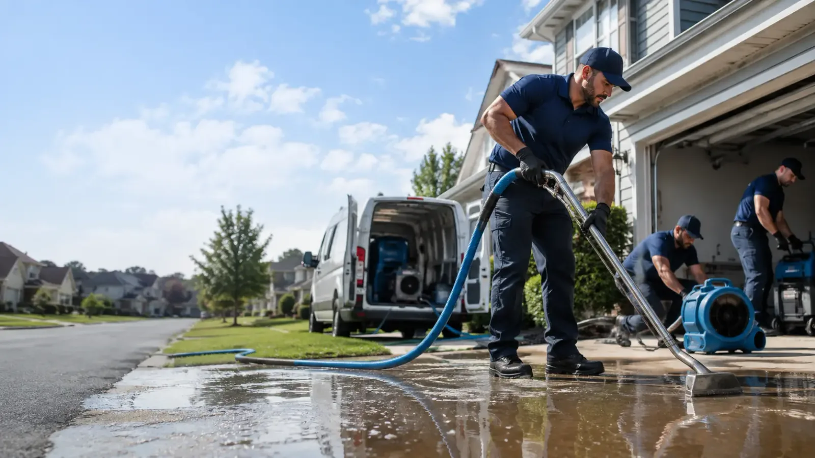 Flood Damage Restoration in Cornland, IL